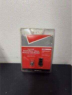 Vintage Verizon SanDisk MobileMate Micro Memory Card Reader SSDR-121S-V11M (New)